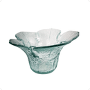 Castiçal e Vaso de Vidro Formato Flor - foto 3