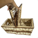 Cesta de Piquenique em Vime Reforçada 43 cm - foto 3