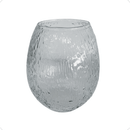 Vaso de Vidro Barrica Texturizado 18 cm - foto 3
