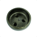 Vaso de Cerâmica com Tripé Preto e Ouro 7x14cm - foto 2