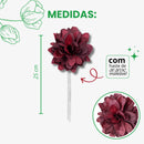 Flor de Folha Quina Desidratada Vinho - foto 2