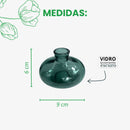 Vasinho de Vidro Achatado 6cm - foto 3