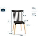 Kit 6 Cadeiras de Design Windsor - foto 3