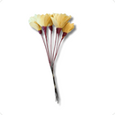 Buquê de Flor de Folha Montada Alvejada 6 Flores - foto 3