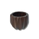 Vaso de Cerâmica Pote 6 Cor Aço Corten - foto 3