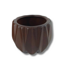 Vaso de Cerâmica Pote 6 Cor Aço Corten