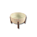 Vaso Bacia de Cerâmica Menta Marmorizado 24cm com Tripé