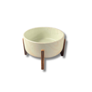 Vaso Bacia de Cerâmica Menta Marmorizado 21cm com Tripé