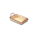 Bandeja de Vime Retangular com Alças 8x31x43cm