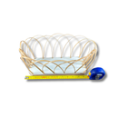 Cesta Decorativa Dupla para Crisântemo 15cm - foto 3