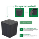 Mesa Auxiliar Rattan Capri - foto 2