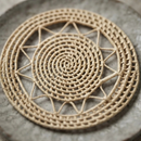 Sousplat Espiral Sol de Palha 35cm - foto 3