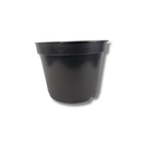 Vaso Plástico Preto 42cm com Furos de Drenagem