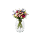 Vaso de Vidro Netuno Transparente 28cm